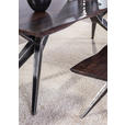 ESSTISCH in Holz 200/100/76 cm  - Schwarz/Braun, ROMANTIK / LANDHAUS, Holz/Metall (200/100/76cm) - Landscape