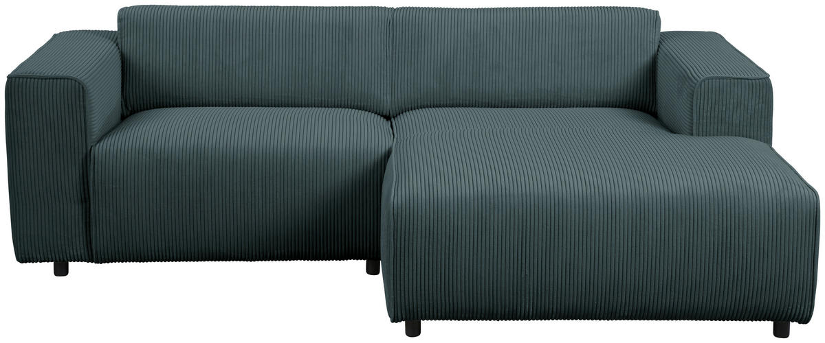 HÖRNSOFFA i manchester blå  - blå/svart, Design, textil/plast (234/161cm) - Livetastic