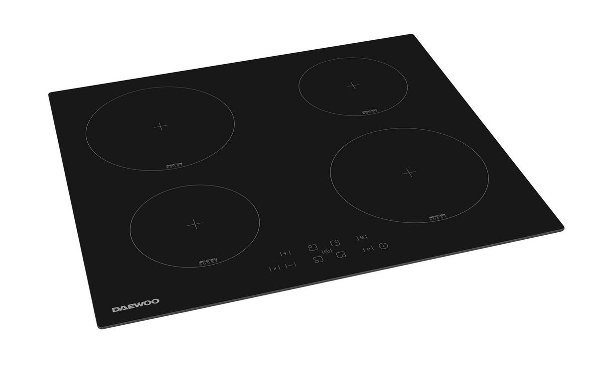 INDUKTIONSKOCHFELD  - Schwarz, Basics, Glas (59/5,6/52cm) - Daewoo