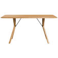 ESSTISCH Eiche vollmassiv rechteckig Eichefarben  - Eichefarben, KONVENTIONELL, Holz (180/90/76cm) - Linea Natura