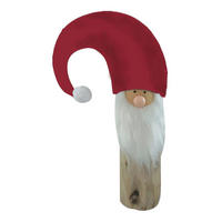 WICHTEL  - Rot/Naturfarben, LIFESTYLE, Holz/Textil (25/44/10cm) - X-Mas