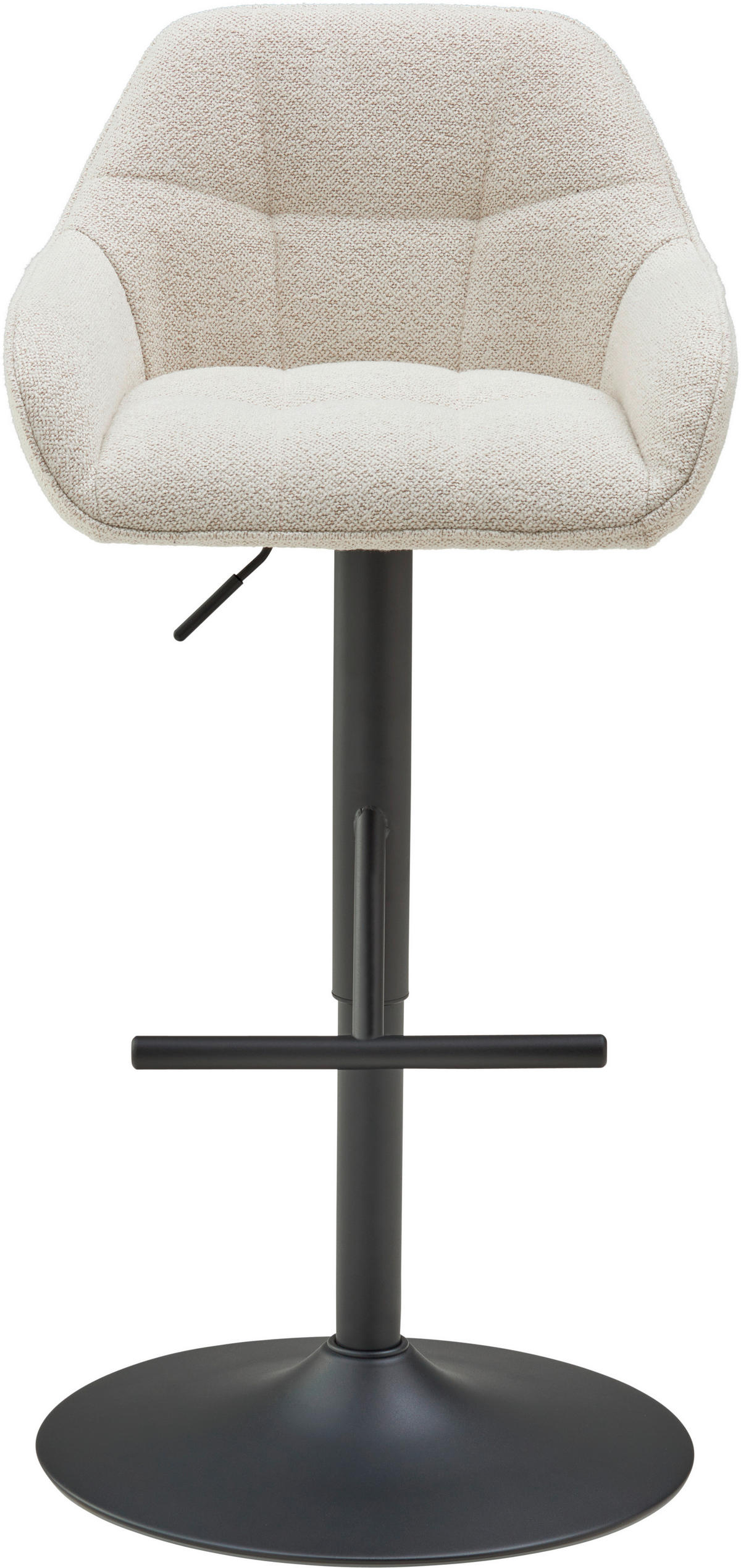 BAROVÁ ŽIDLE, černá, béžová - černá/béžová, Lifestyle, kov/textil (53/88-109/50cm) - MID.YOU