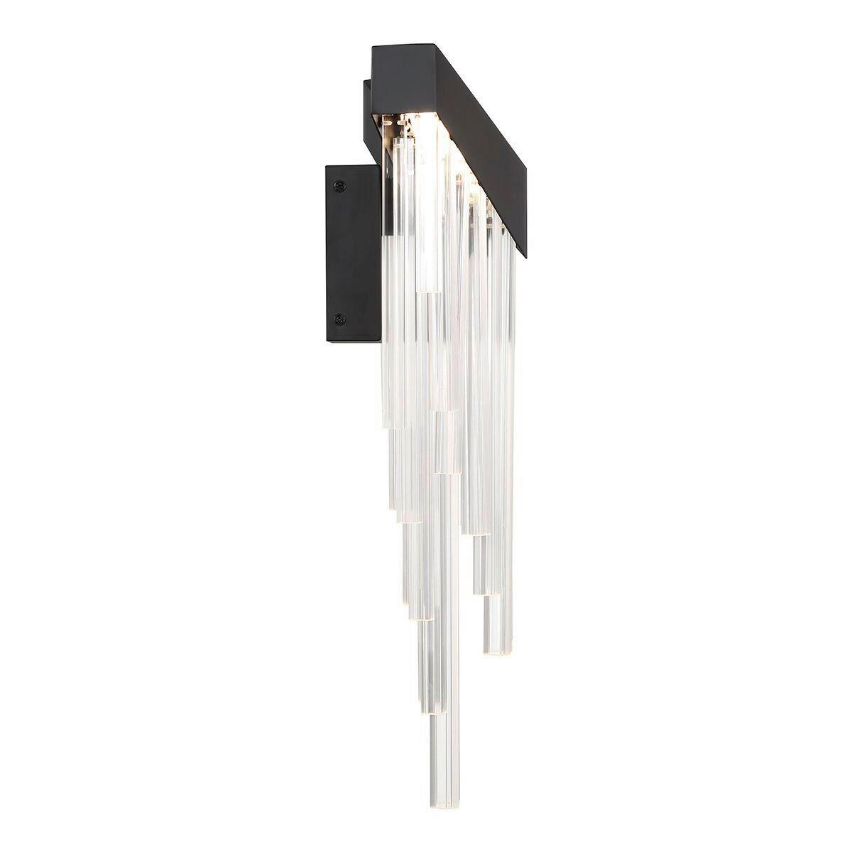 LED-WANDLEUCHTE    - Schwarz, Design, Kunststoff/Metall (50,8/25,7/12,8cm) - Elstead Lighting
