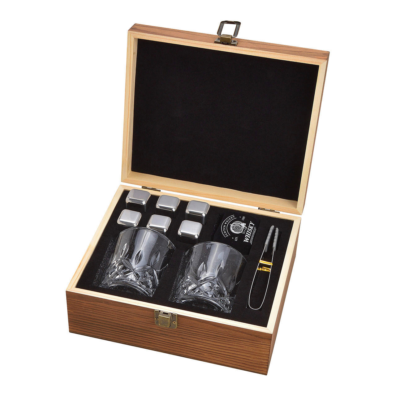 WHISKY-GLÄSERSET  10-teilig  - Silberfarben, Basics, Metall (23,9/10,0/21,7cm)