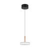 LED-PENDELLAMPA Celeste 22/200 cm  - vit/brun, Design, metall/glas (22/200cm) - Trio Leuchten
