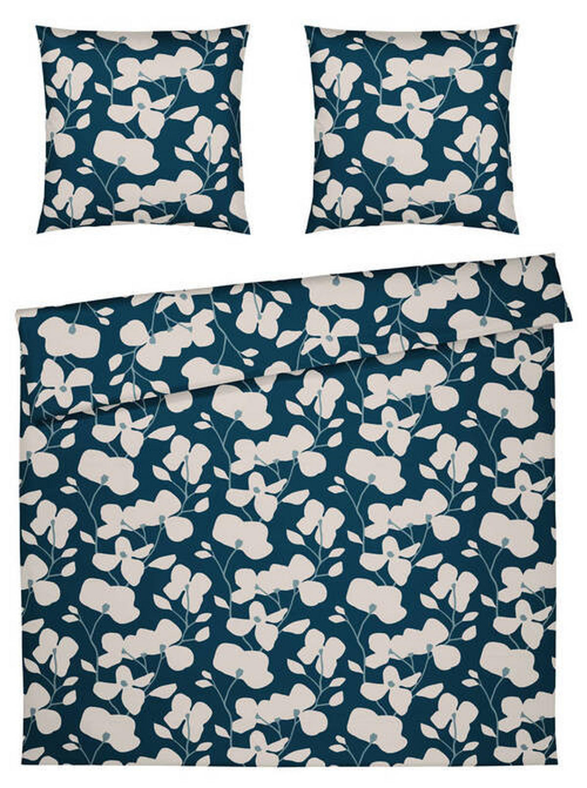 BETTWÄSCHE Twine Perkal 240/220 cm  - Petrol, Basics, Textil (240/220cm) - Yes for bed