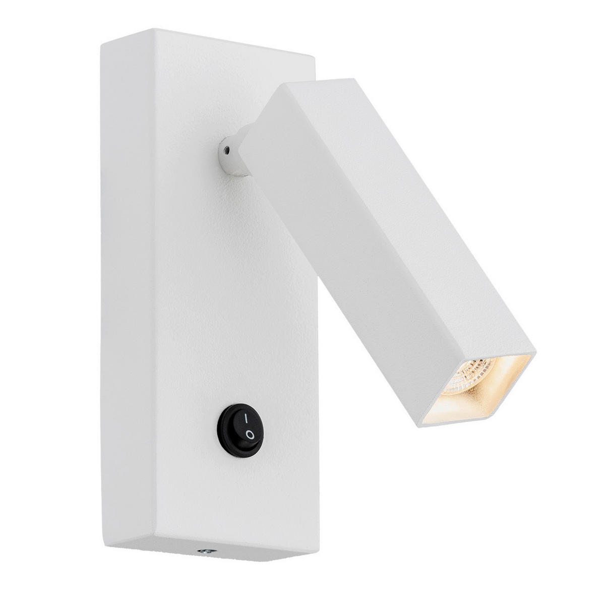 WANDLEUCHTE Argon Rock 15.5/13.5/6.5 cm  - Weiß, Design, Metall (15.5/13.5/6.5cm)