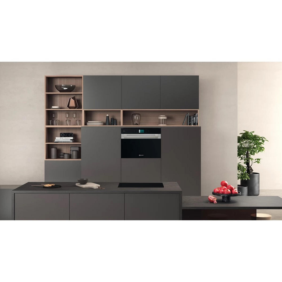 KOMPAKTBACKOFEN ECSK9 P845 BM  - Schwarz, Basics, Glas/Metall (59,5/45,5/53,7cm) - Bauknecht