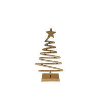 DEKORAČNÍ STROMEK - barvy zlata, Basics, kov (24/43/8.0cm)