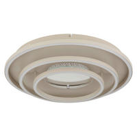 STROPNÍ LED SVÍTIDLO, 51,1/10,8 cm  - bílá/pískové barvy, Design, kov/plast (51,1/10,8cm) - Globo