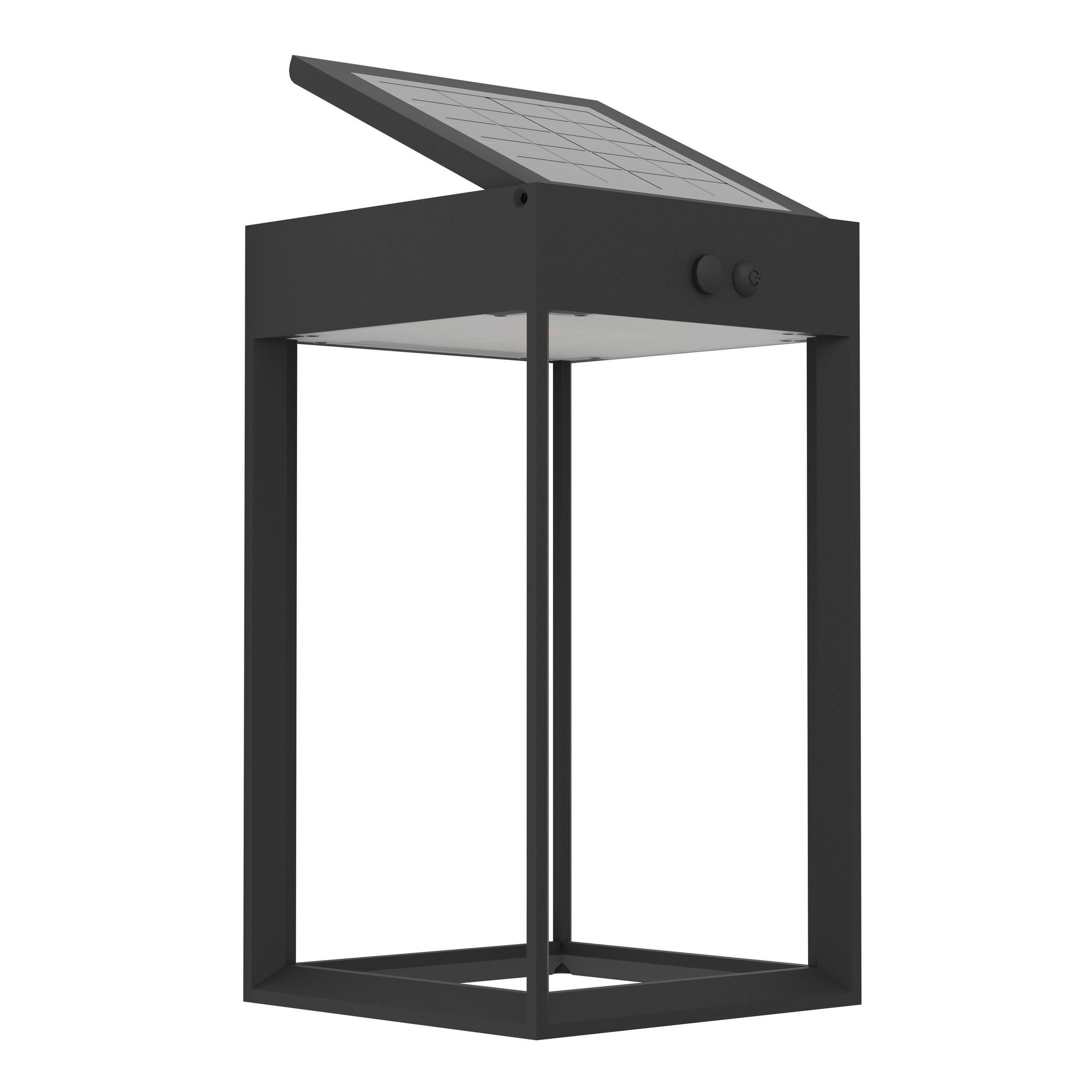 SOLARLEUCHTE - Weiss/Schwarz, Design, Kunststoff (25/14/14cm) - Eglo