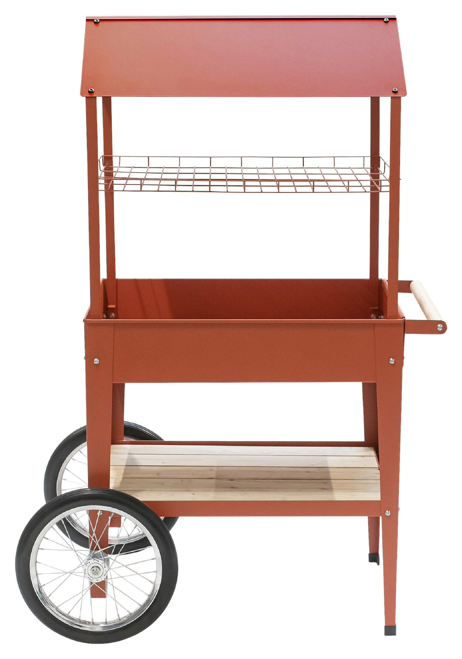 HOCHBEET  - Rostfarben, Basics, Metall (50/150/75cm)