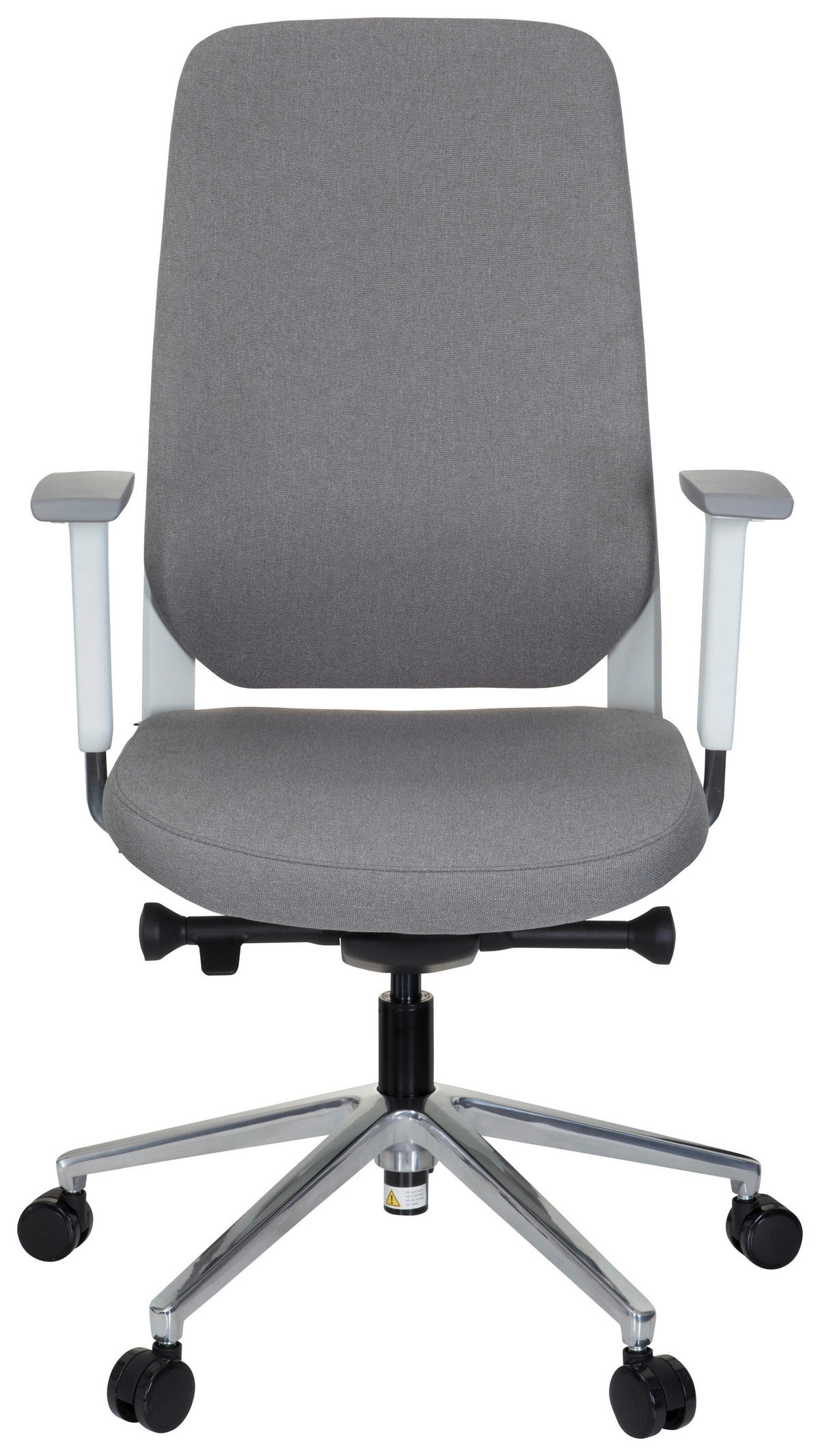 SNURRSTOL  i flatväv grå, vit  - vit/grå, Modern, metall/textil (56/131/67cm) - MID.YOU