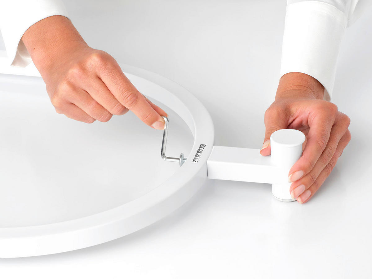 TURMWÄSCHETROCKNER HangOn  - Weiss, Basics, Metall (6,6/168/125.6cm) - Brabantia
