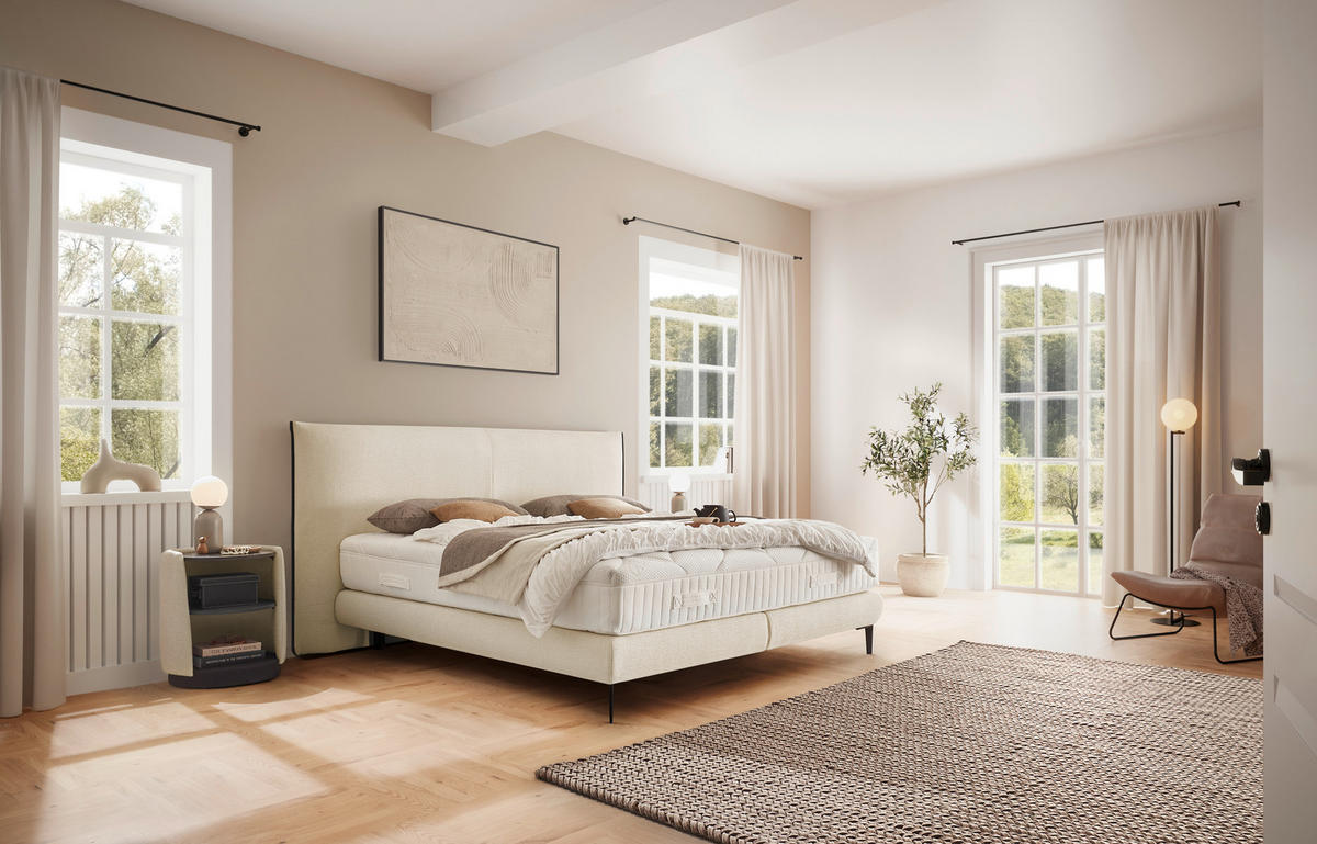 NACHTSCHRANK 48/57,5/48 cm Fichte, Kiefer Schichtholz, Sperrholz, Hartholz  - Creme/Schwarz, Design, Holz/Holzwerkstoff (48/57,5/48cm) - Dieter Knoll