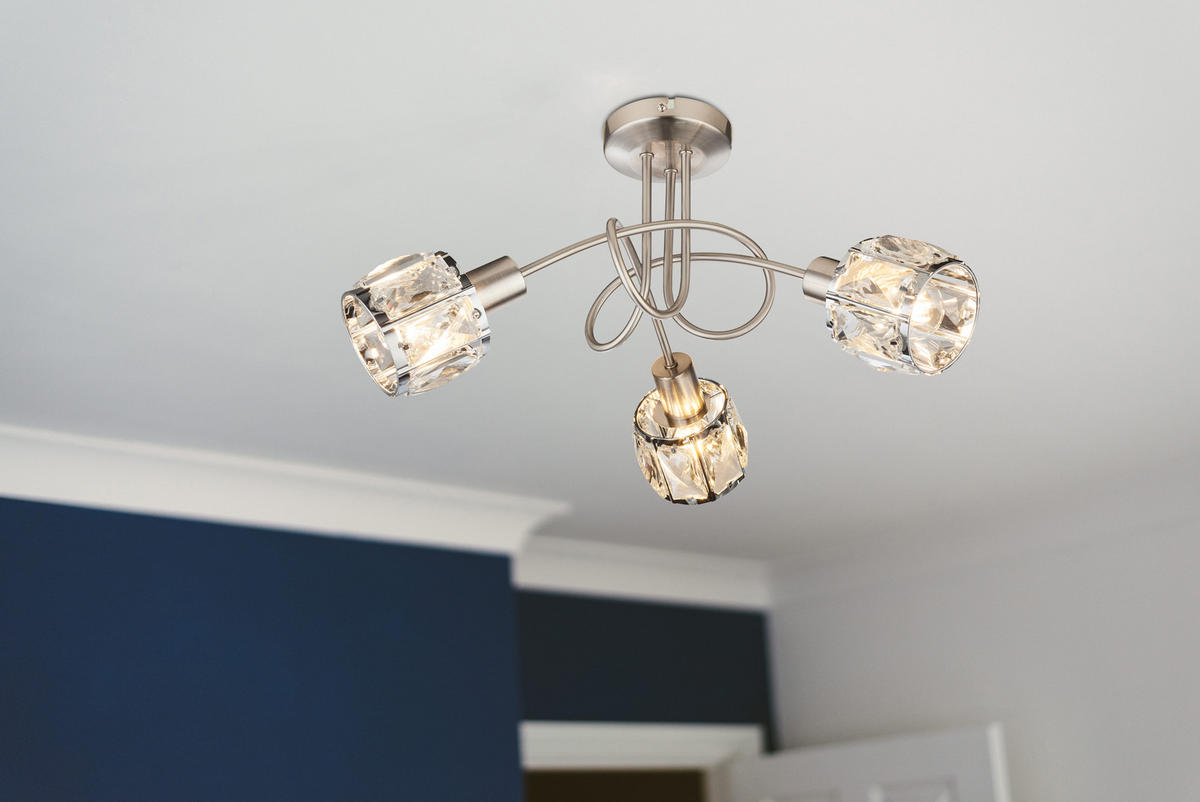 TAKSPOTLIGHT 38/24 cm   - Design, metall/glas (38/24cm) - Globo
