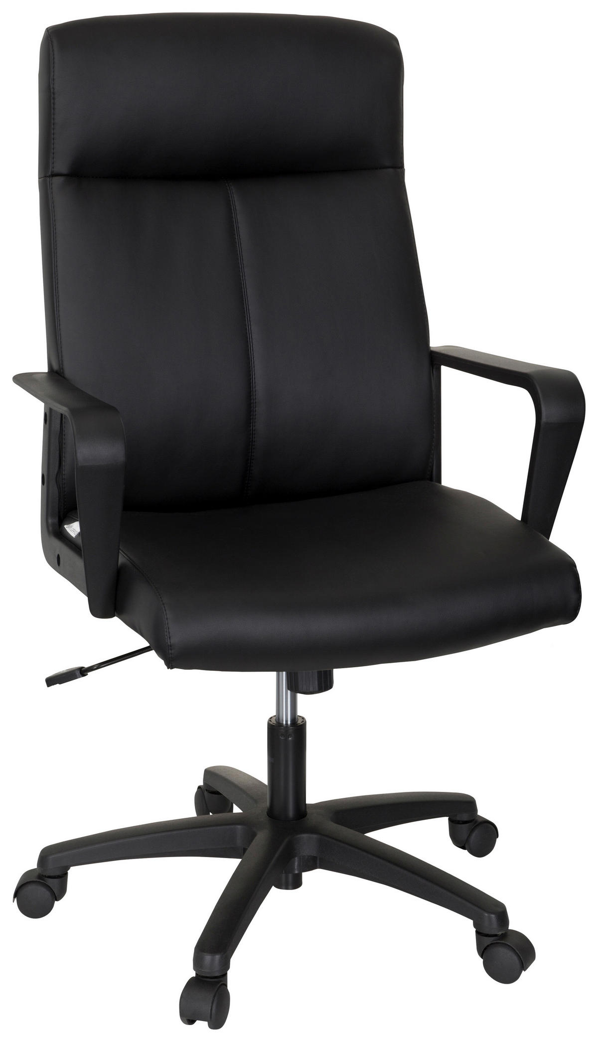 VRTLJIVI STOL tekstil črna  - črna, Moderno, umetna masa/tekstil (63/116/66cm) - MID.YOU