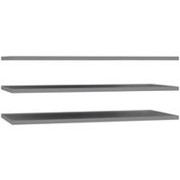 EINLEGEBODENSET 83/1,5/42 cm Grau  - Grau, Holzwerkstoff (83/1,5/42cm) - Carryhome