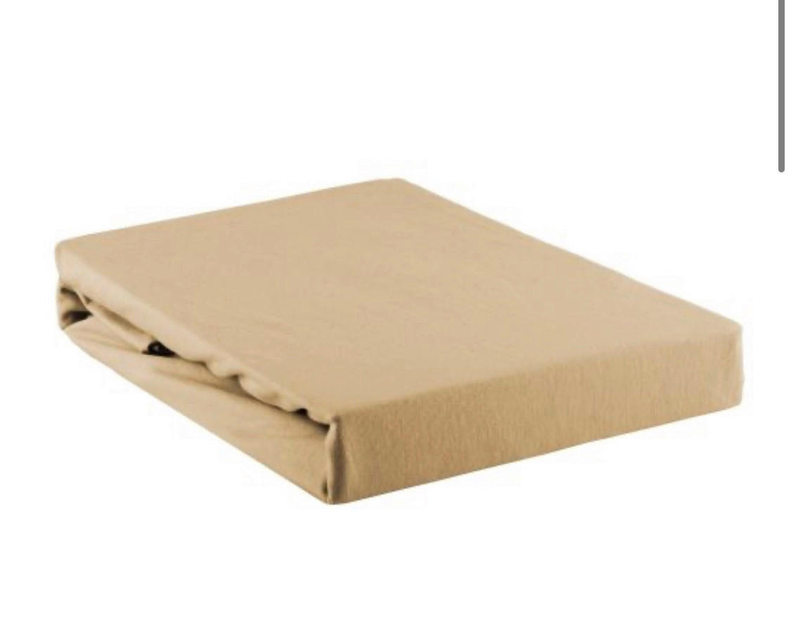 POSTEĽNÁ PLACHTA, svetlohnedá, 90/200 cm - svetlohnedá, Basics, textil (90/200cm) - Novel