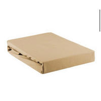 POSTEĽNÁ PLACHTA, svetlohnedá, 90/200 cm - svetlohnedá, Basics, textil (90/200cm) - Novel