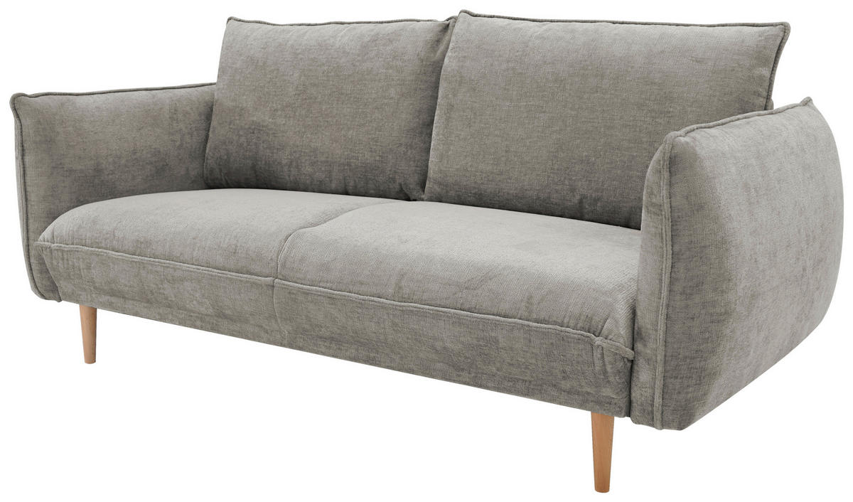 3-SITS SOFFA i beige  - beige/bokfärgad, Modern, trä (203/91/90cm) - Hom`in