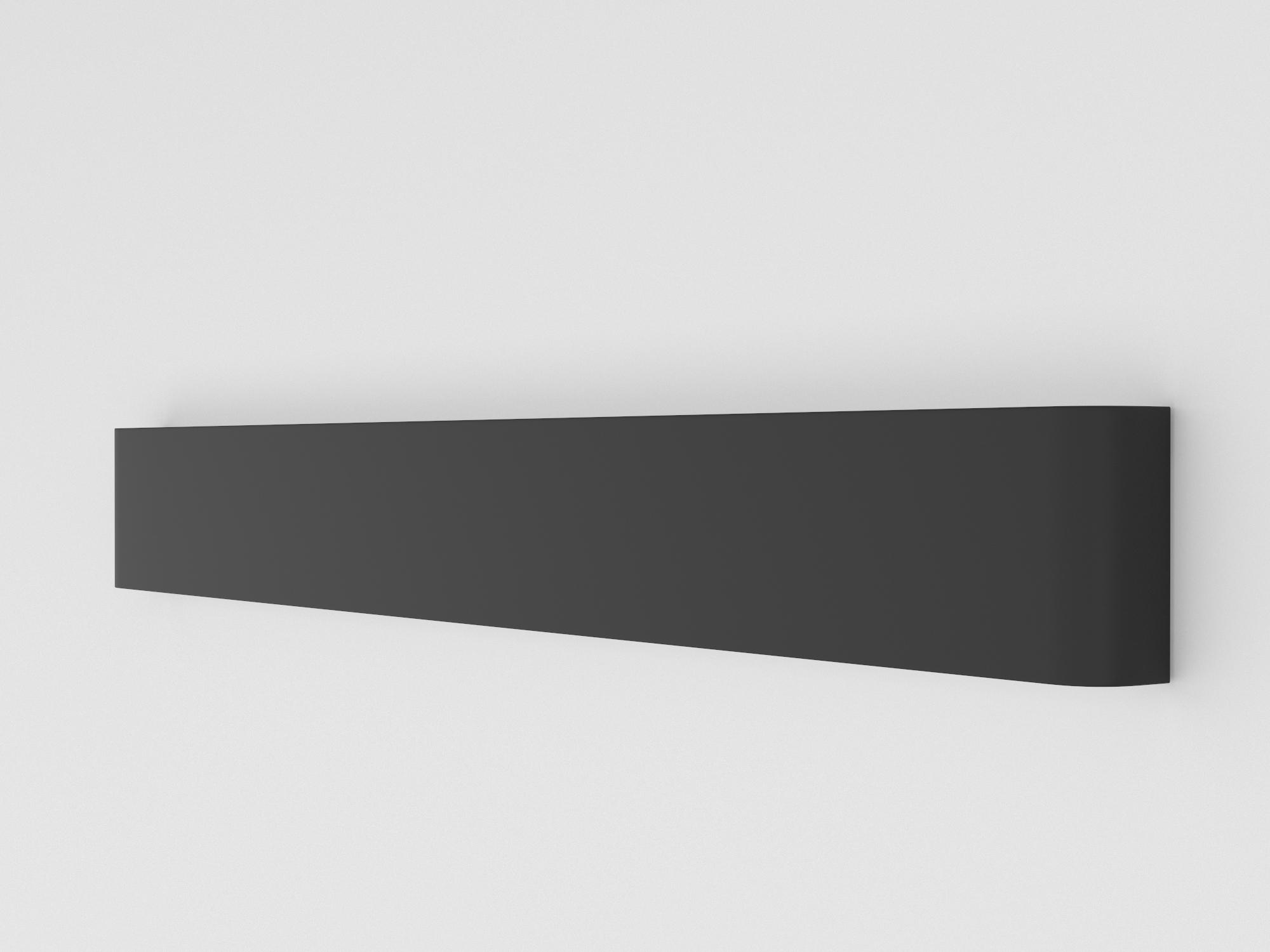LED-WANDLEUCHTE 76/9/3,5 cm   - Schwarz, Design, Kunststoff/Metall (76/9/3,5cm) - P & B