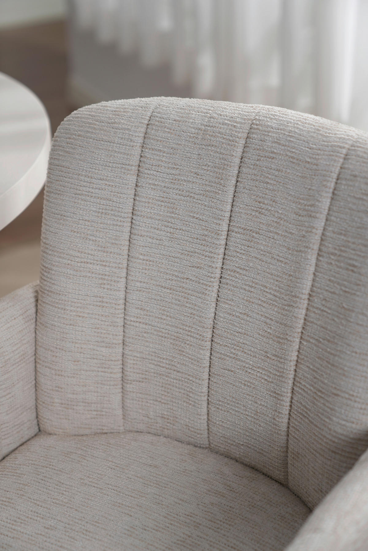 NASLANJAČ, les, kovina, tekstil bež  - črna/bež, Trendi, kovina/tekstil (58/86/64cm) - Livetastic