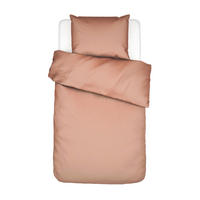 BETTWÄSCHE Minte Satin 155/220 cm  - Dunkelorange, Basics, Textil (155/220cm) - Essenza