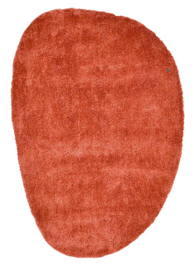 HOCHFLORTEPPICH 135/200 cm Cozy Rostfarben eiförmig  - Rostfarben, Basics, Textil (135/200cm) - Tom Tailor