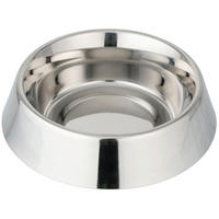 FUTTERNAPF - Edelstahlfarben, KONVENTIONELL, Metall (18/18/5cm) - Fackelmann