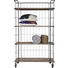 REGAL Altholz massiv Silberfarben - Silberfarben, Trend, Holz/Metall (94/158,5/41cm) - Carryhome REGAL Altholz massiv Silberfarben - Silberfarben, Trend, Holz/Metall (94/158,5/41cm) - Carryhome