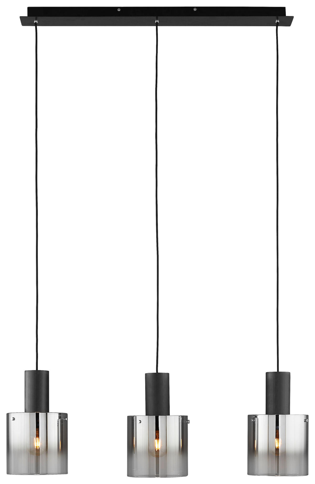 HÄNGELEUCHTE ALESUND 90/20/120 cm Schwarz von DIETER KNOLL