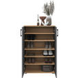 SCHUHSCHRANK 70/106/33,4 cm  - Anthrazit/Schwarz, KONVENTIONELL, Holzwerkstoff/Kunststoff (70/106/33,4cm) - Xora
