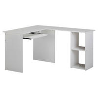 PISAĆI STOL KUTNI  bijela  drvni materijal  - bijela, Moderno, drvni materijal (120/140/75,5cm) - MID.YOU