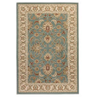 VINTAGE-TEPPICH 200/280 cm Herat Creme, Mintgrün  - Creme/Mintgrün, Basics, Kunststoff/Textil (200/280cm)