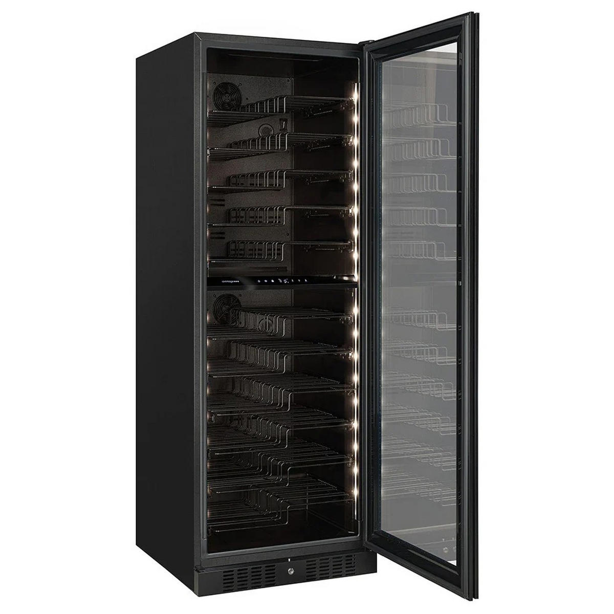 WEINKÜHLSCHRANK GALLERY  - Basics, Glas/Holz (65,5/183,5/70,0cm)