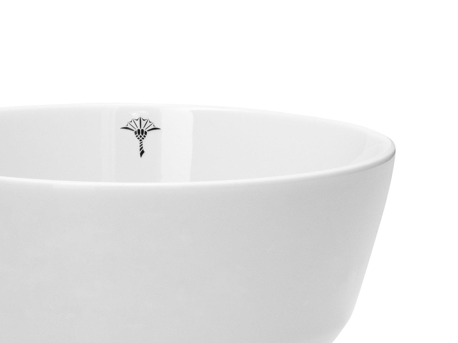 SCHALE Single Cornflower   - Weiß, Design, Keramik (10/5,5cm) - Joop!