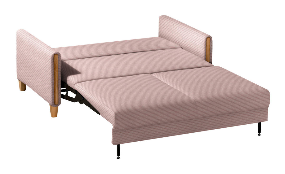 SCHLAFSOFA in Holz, Textil Buchefarben, Altrosa  - Buchefarben/Altrosa, Design, Holz/Textil (174/88/104cm) - Niels Andersson