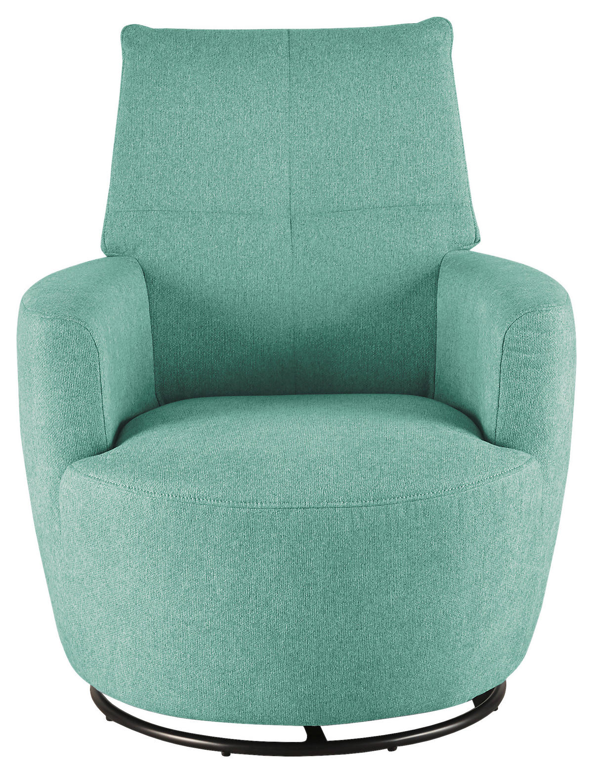 SESSEL Webstoff Türkis    - Türkis/Schwarz, Design, Textil/Metall (80/96/88cm) - SetOne by Musterring