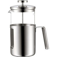 KAFFEEBEREITER  - Edelstahlfarben/Transparent, Basics, Glas/Metall (9,6/18cm) - WMF
