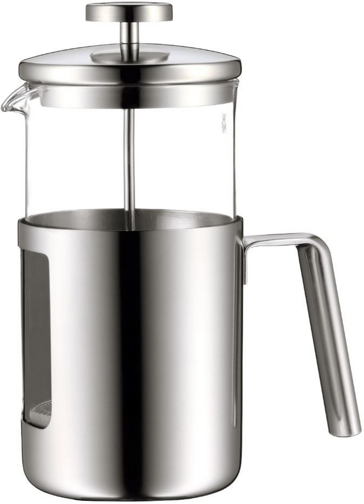 KAFFEEBEREITER  - Edelstahlfarben/Transparent, Basics, Glas/Metall (9,6/18cm) - WMF