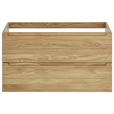 WASCHBECKENUNTERSCHRANK 100/54/46 cm  - Eichefarben, KONVENTIONELL, Holz/Holzwerkstoff (100/54/46cm) - Linea Natura