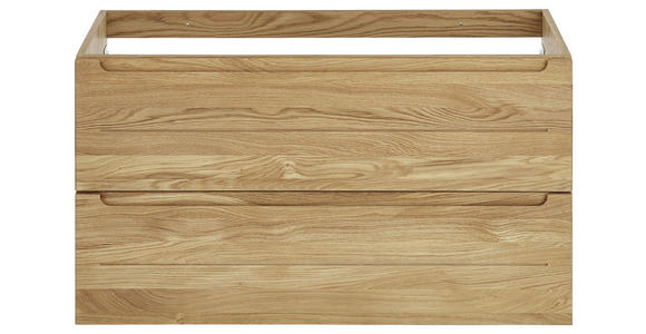 WASCHBECKENUNTERSCHRANK 100/54/46 cm  - Eichefarben, KONVENTIONELL, Holz/Holzwerkstoff (100/54/46cm) - Linea Natura