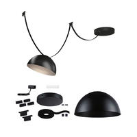 SEILSYSTEM ULine 25,0/4,0 cm  - Schwarz, Basics, Kunststoff/Metall (25,0/4,0cm) - Paulmann