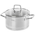 BRATENTOPF Perfect Cooking 2,5 L  - Klar/Edelstahlfarben, Basics, Glas/Metall (20/9,5cm) - Homeware Profession.