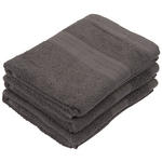 HANDTUCHSET Anthrazit  - Anthrazit, KONVENTIONELL, Textil (50/90cm) - Esposa