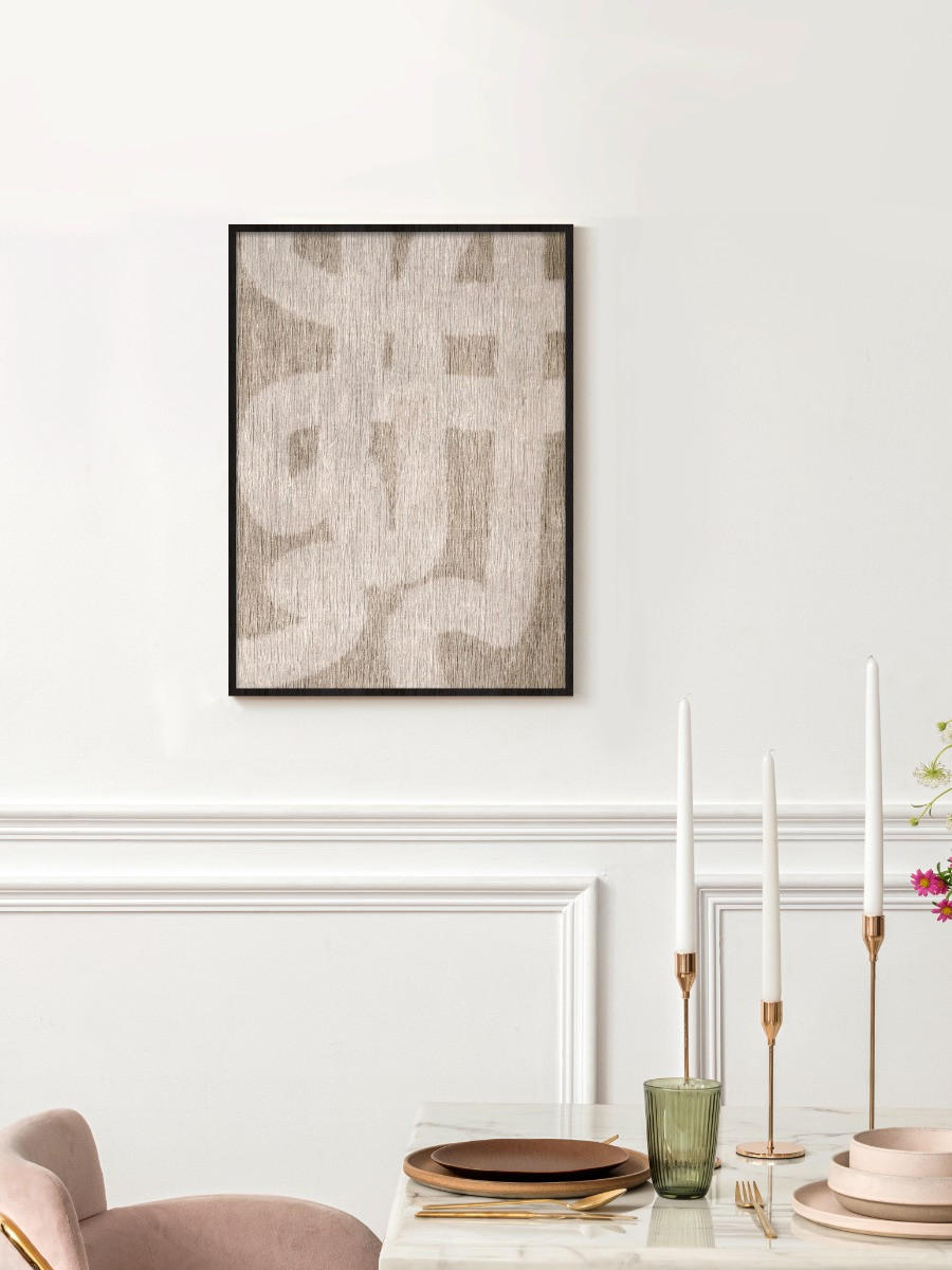 BILD 30/40/10 cm  - Beige/Schwarz, Basics, Holz/Kunststoff (30/40/10cm)