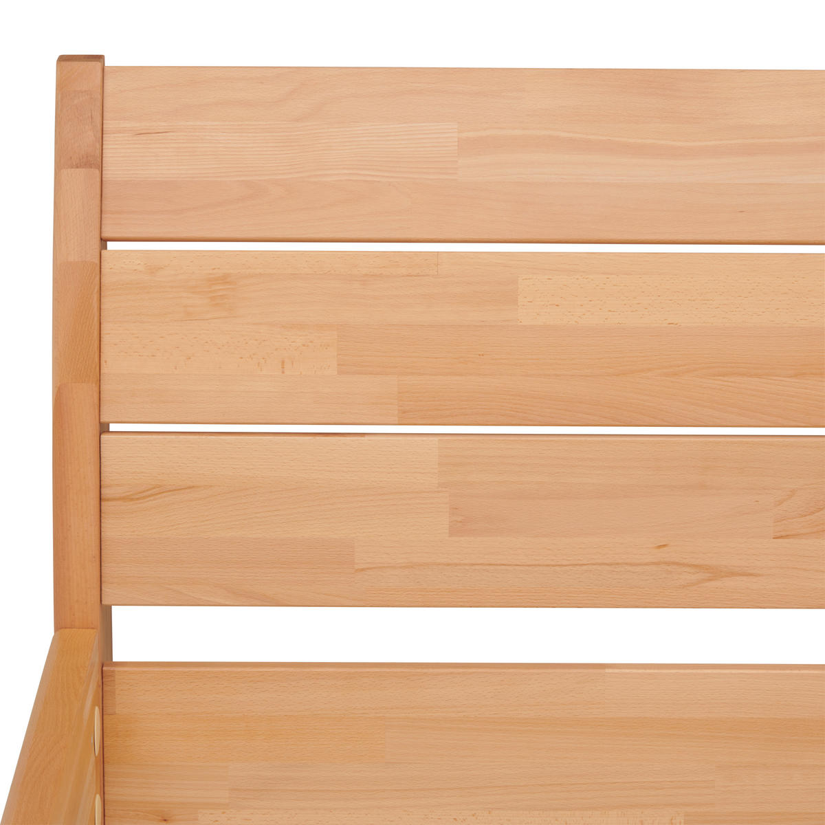 BETT 140/200 cm  in Kernbuche   - Kernbuche, Modern, Holz (140/200cm) - MID.YOU