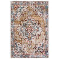FLACHWEBETEPPICH 120/170 cm Luxor Multicolor, Honig  - Multicolor/Honig, Design, Kunststoff/Textil (120/170cm)