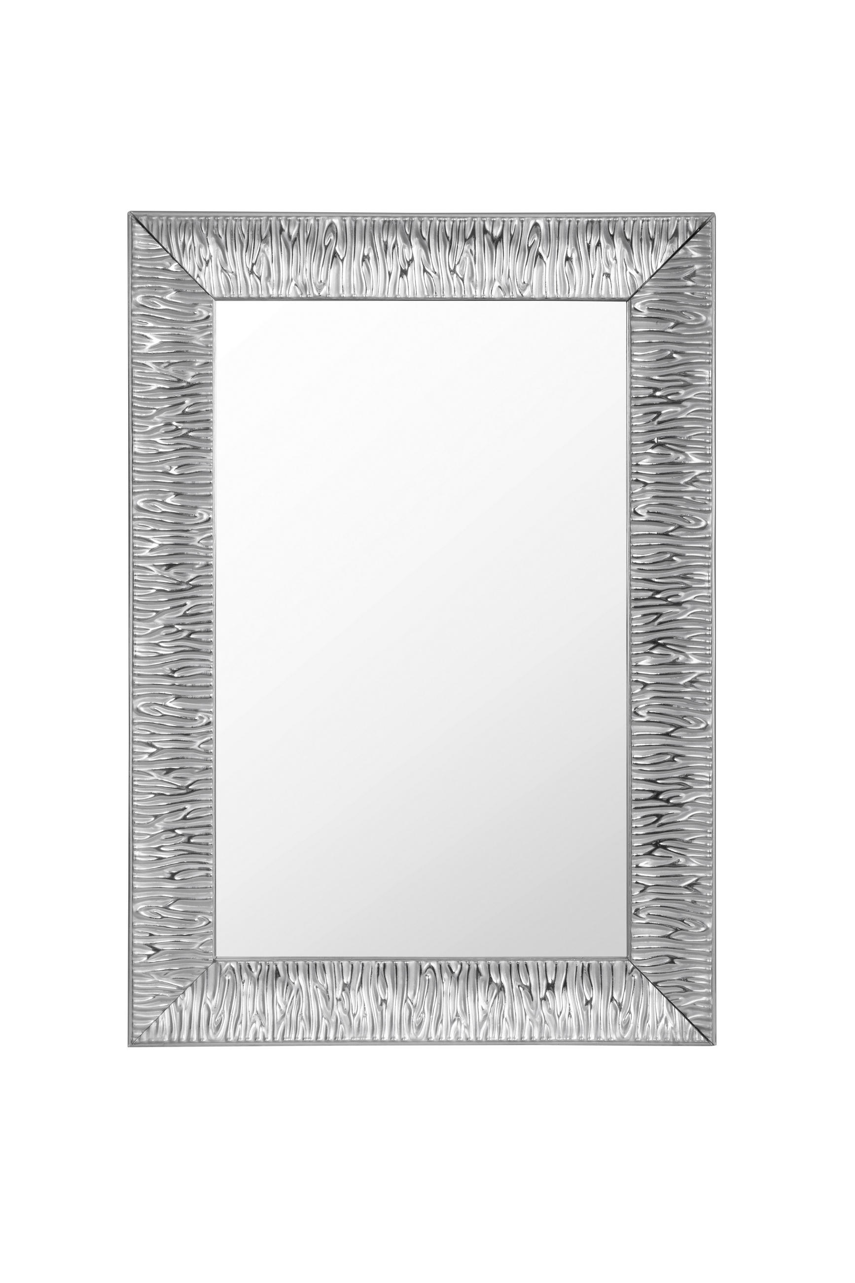 ZIDNO OGLEDALO  47/67/3 cm     - srebrna, Lajfstajl, staklo/drvo (47/67/3cm) - Xora